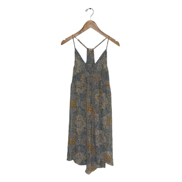 Sun & Shadow Sleeveless Tunic Tank Women's Size Small Flowy Sheer Open Front - Picture 1 of 9